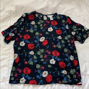 Vintage floral blouse